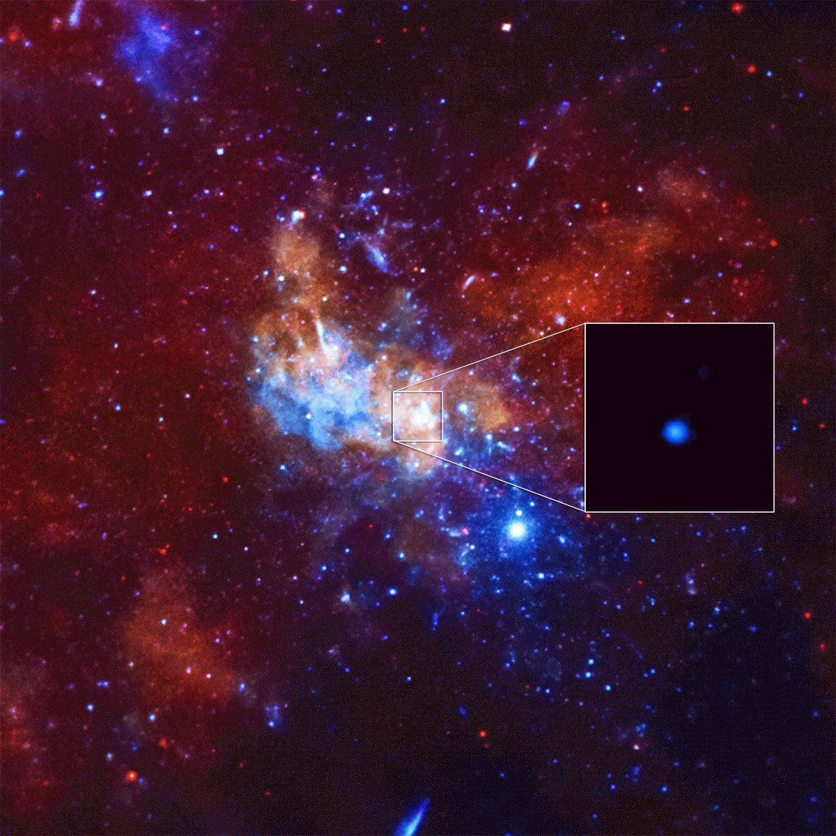 El agujero negro supermasivo de nuestra galaxia Sagitario A