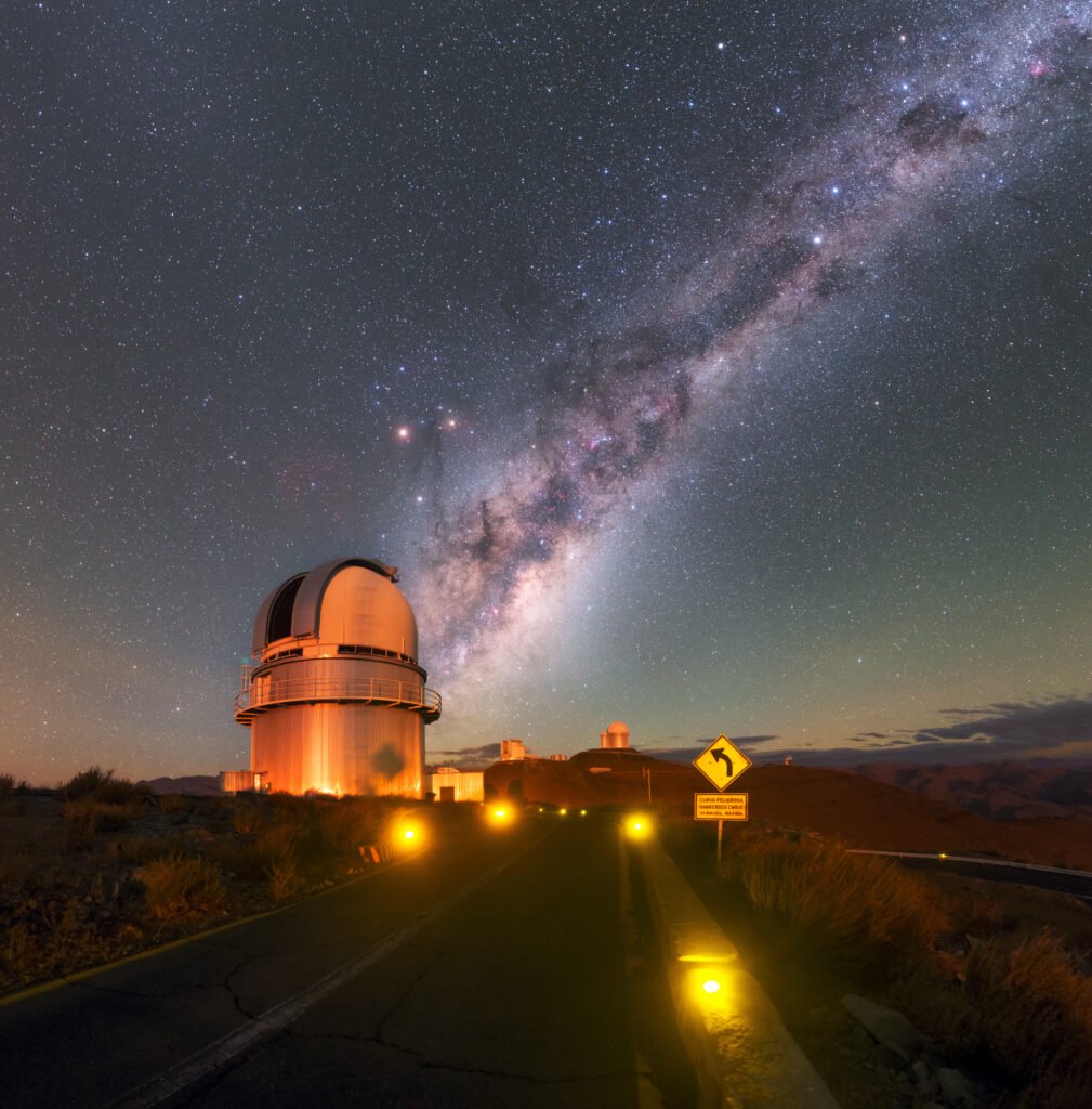 La Vía Láctea desde los predios del Observatorio La Silla de ESO.