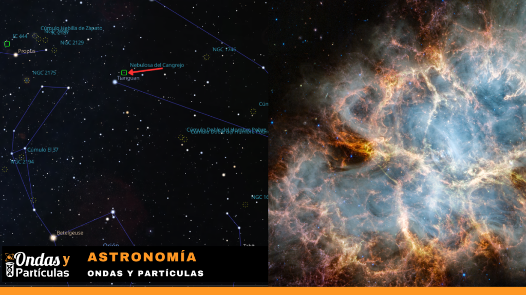 La nebulosa del Cangrejo cómo se formó y como localizarla