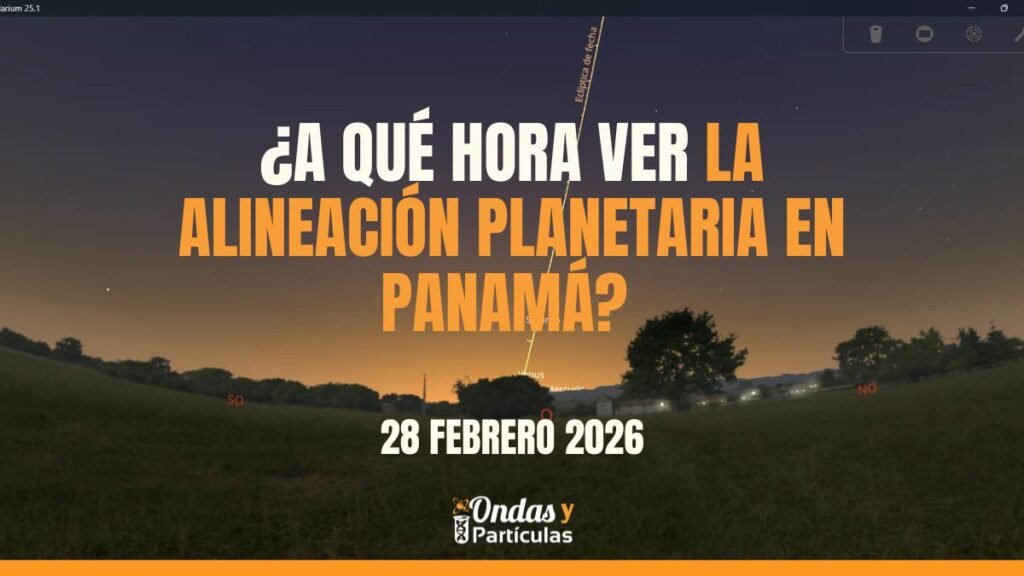 ¿A qué hora ver la alineación planetaria en Panamá 28 Febrero 2026