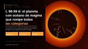 L 98-59 d: el planeta con océano de magma que cambia todo
